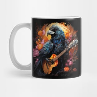 Crow Playing Guitar Mug